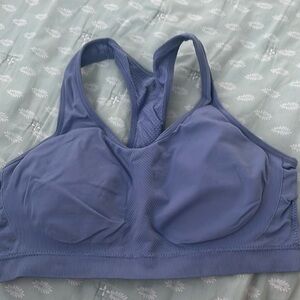 Purple sports bra